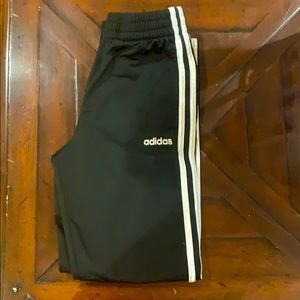 Boys Adidas 10-12 Joggers Black Great Condition